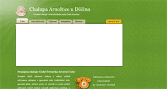 Desktop Screenshot of chalupaarnoltice.cz