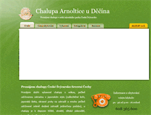 Tablet Screenshot of chalupaarnoltice.cz